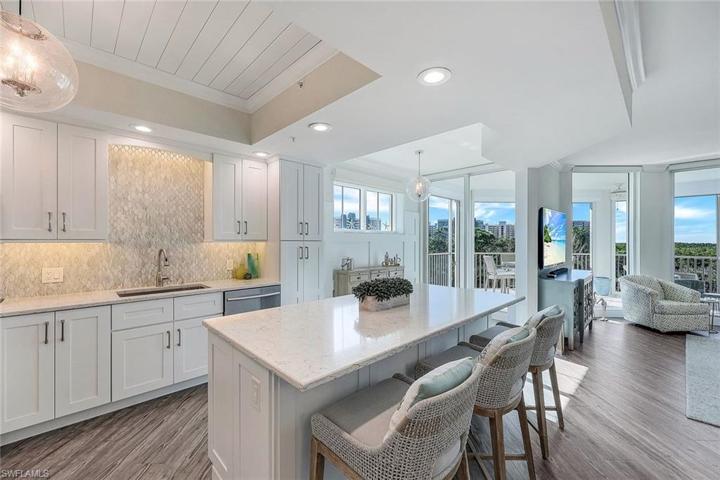 Beautifully renovated open kitchen.