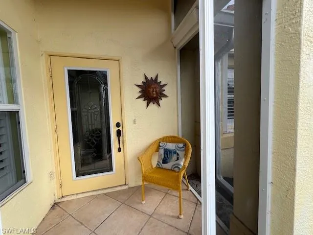 View of exterior entry