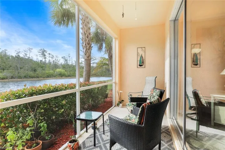 Enclosed Lanai with Wide Views of the Lake