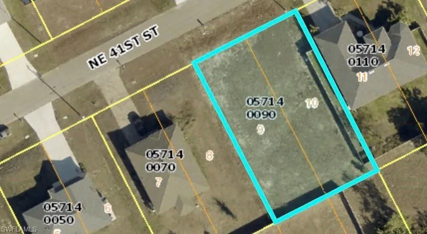 Aerial Plot Map. Illustrating the property's location and parcel identification numbers