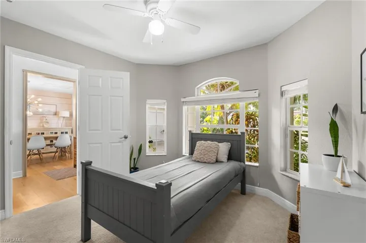 Bay window bedroom