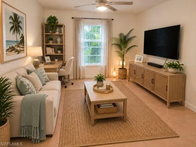 Den/ Office or Guest Bedroom - Virtually Staged