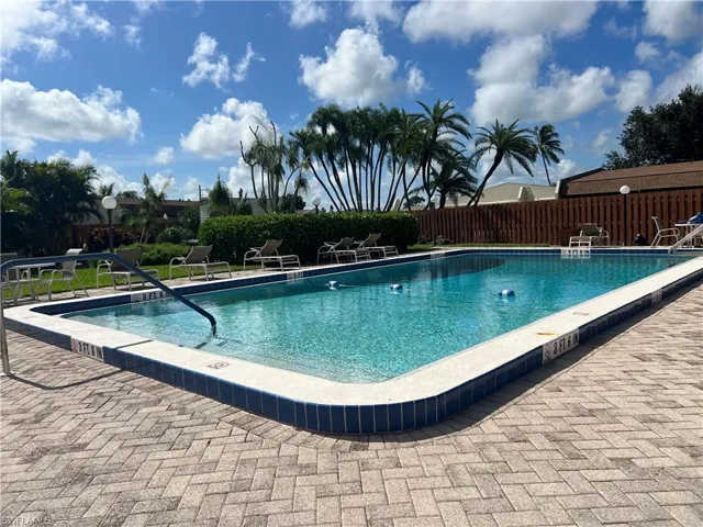 View of pool