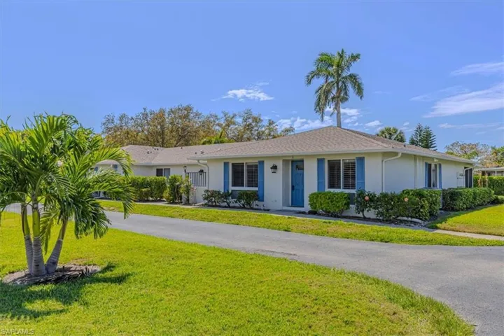 Front and side view of home