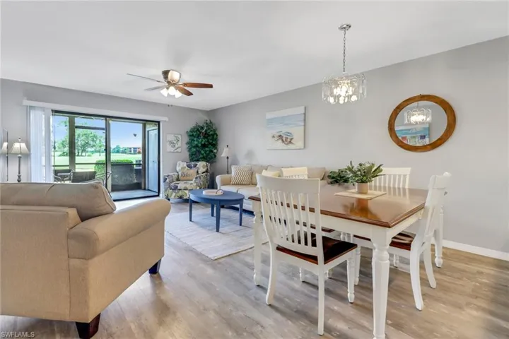 Open Floor Plan with view to lake from every room