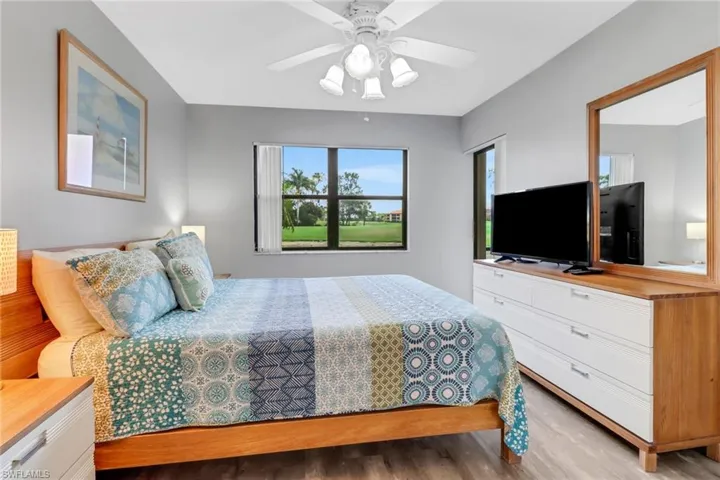 Sweet dreams in your Master Bedroom with view to lake.