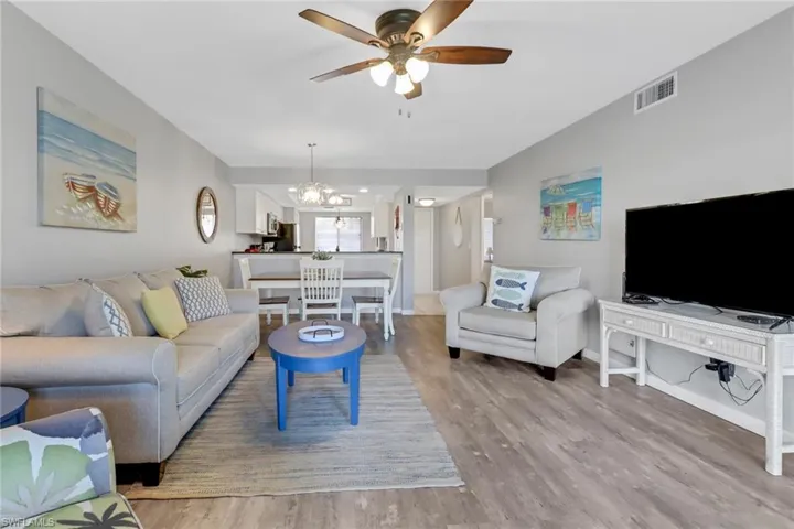 Living room to kitchen