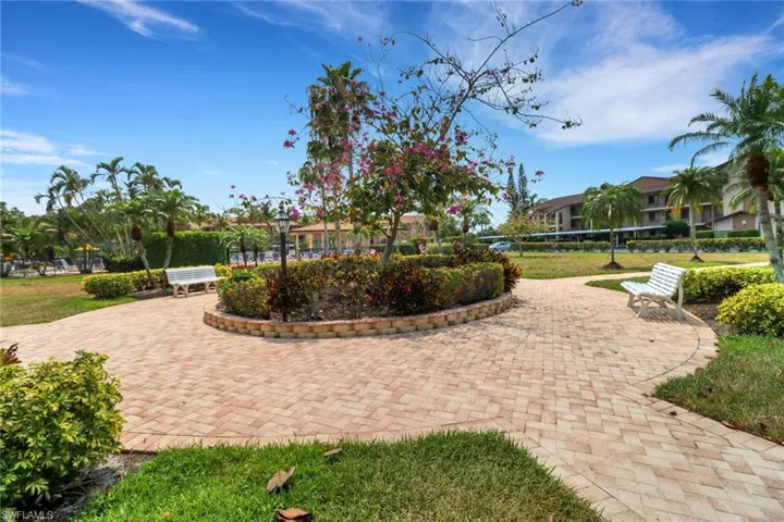 Relaxation area in your park just outside your front door