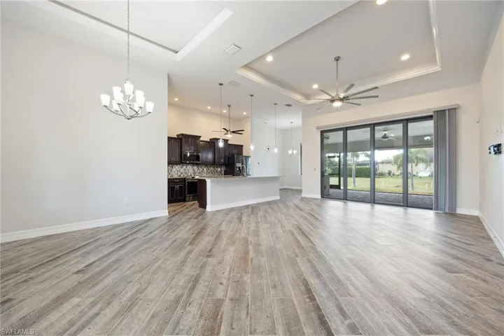 Formal Dining Area open to the Living Area & Kitchen
