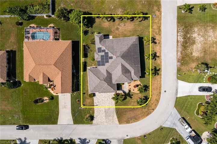 View Overhead with Energy Saving Solar Panels (Paid in Full)