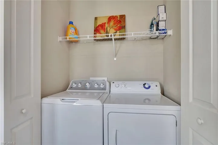 Laundry area featuring washer and dryer