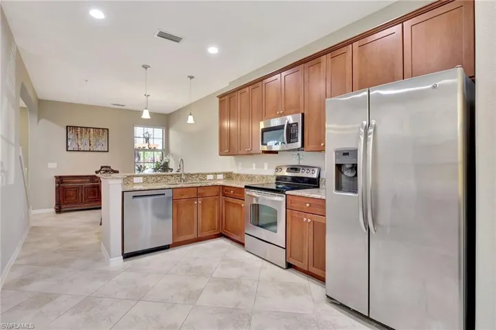 Gourmet kitchen with granite counter tops