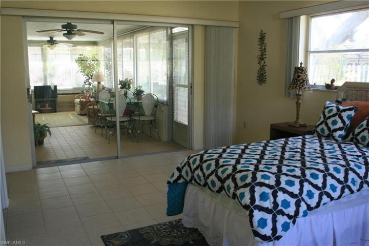 View onto the enclosed lanai