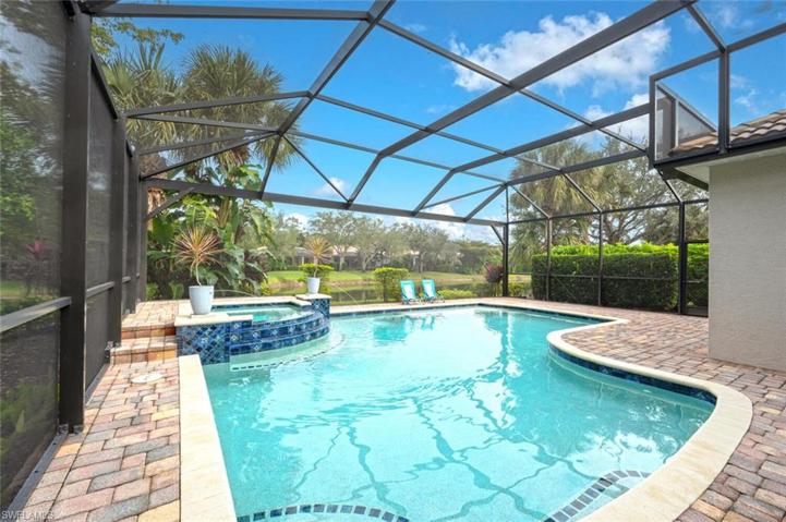 Nice size pool with Picture Window Screen