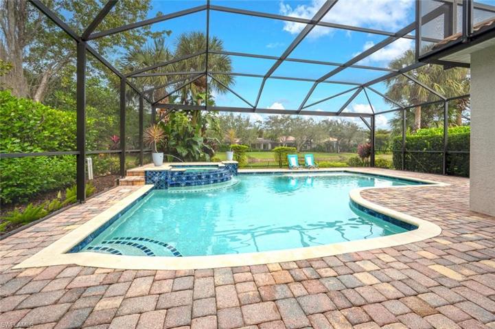 Screened in Lanai with Salt Water Pool and Spa