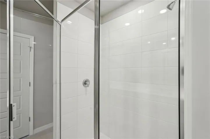 Full bath with a stall shower