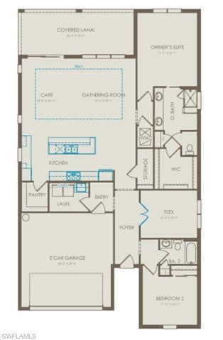 Floor plan with structurals