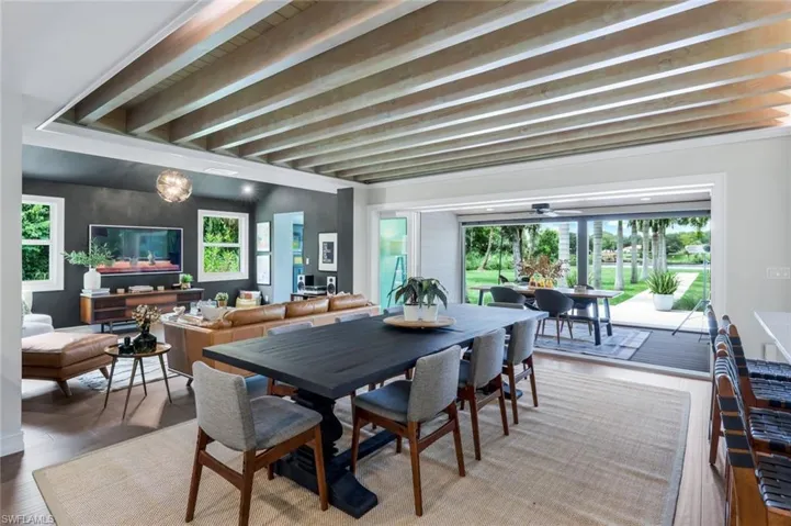 Dining room featuring a wealth of natural light