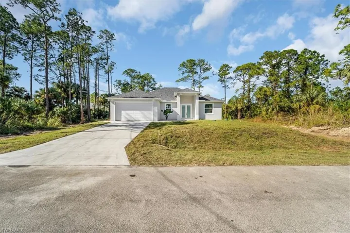 Ranch-style house with a garage