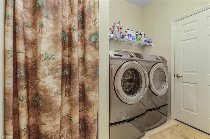 Laundry with dog shower