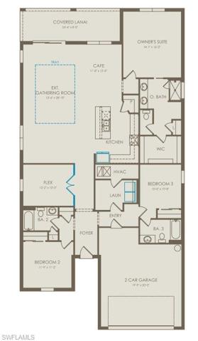 Floor plan with structurals