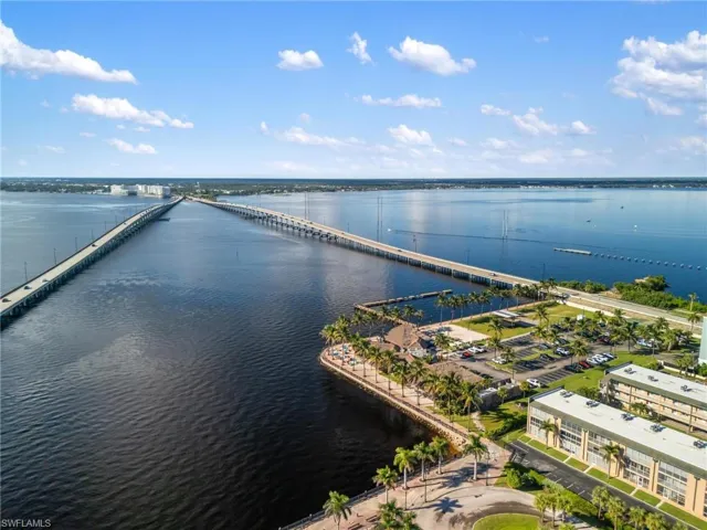 The Peace River Bridges over Charlotte Harbor