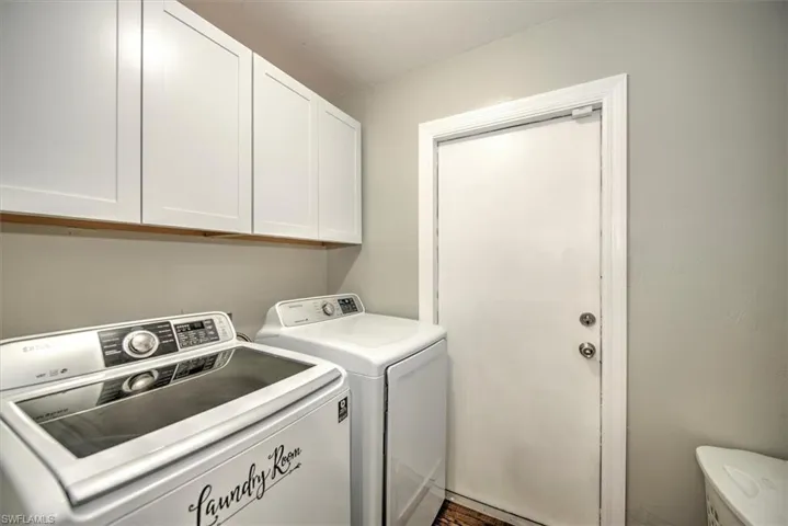Inside laundry