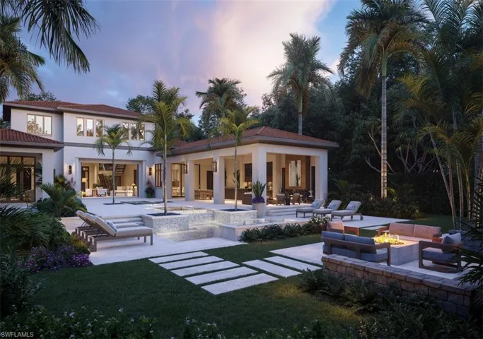 Rear garden rendering