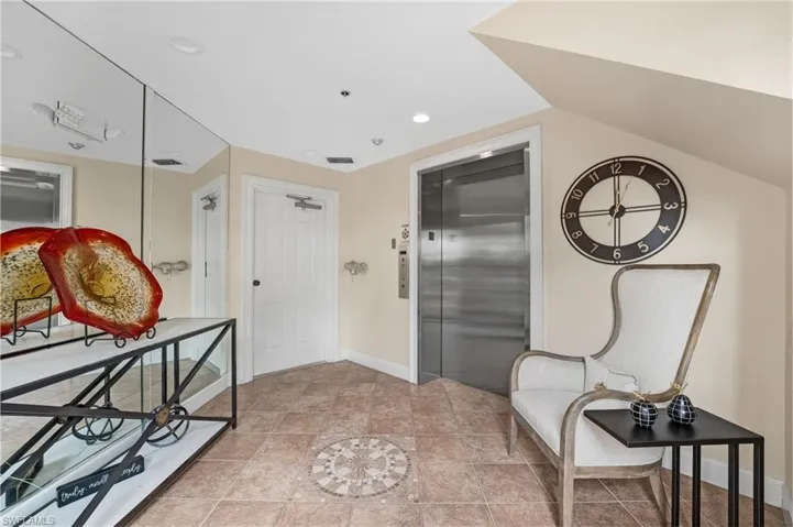 Private elevator access from the foyer opens directly into your condo.