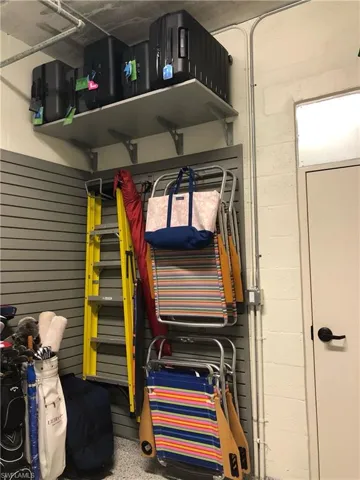 View of storage room