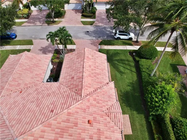 View of community featuring a lawn