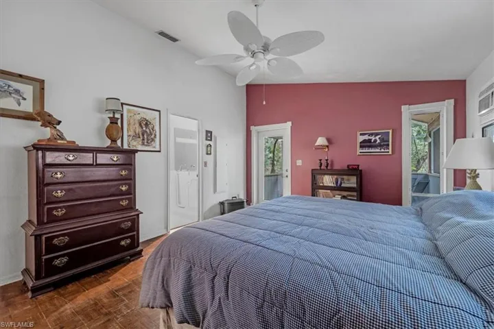 Oversized master bedroom with private sitting porch
