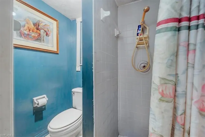 Half bath in garage area