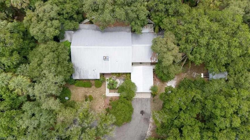 Aerial view of structure