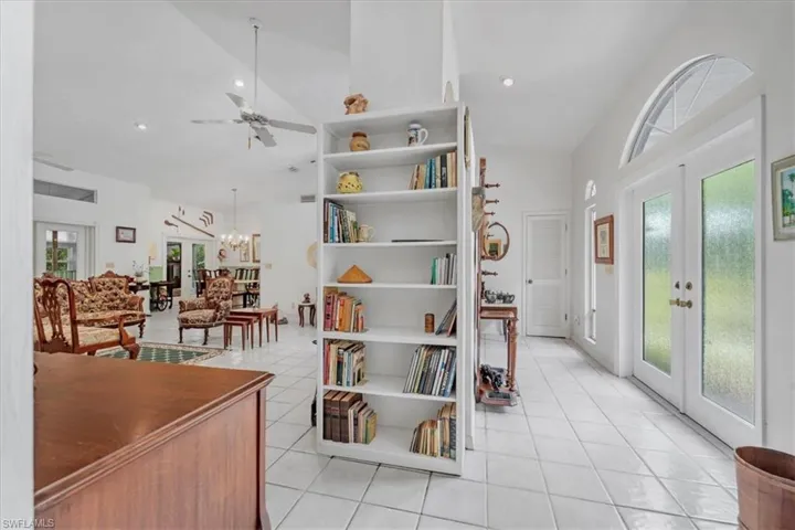 Front entrance and foyer