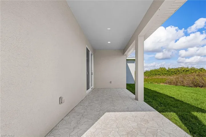 View of patio