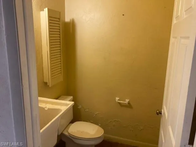 Half bath with toilet
