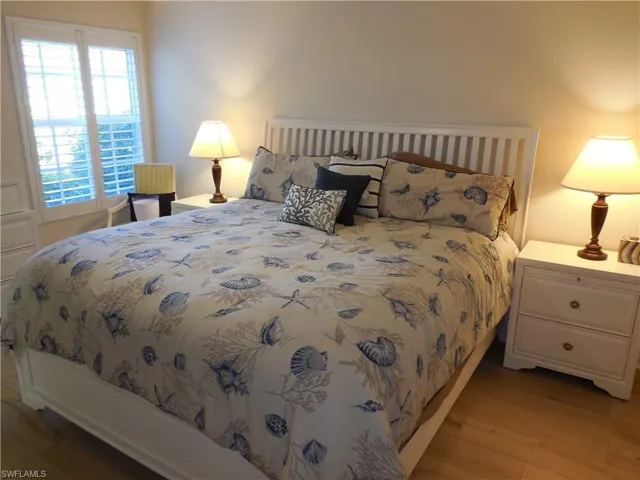 Bedroom featuring light hardwood / wood-style floors