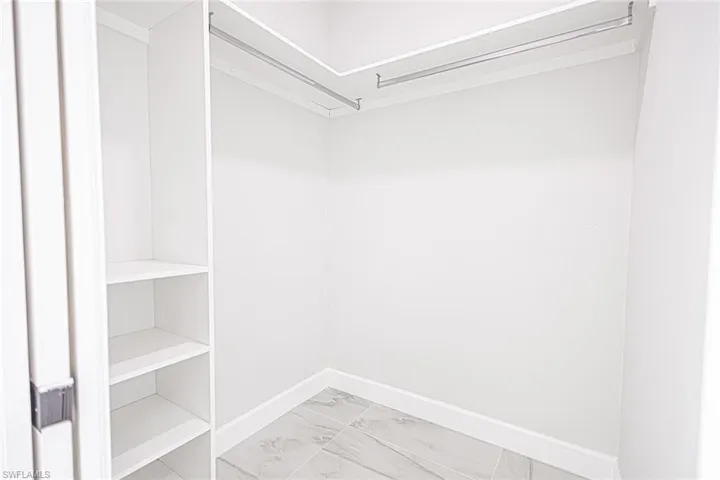 View of spacious closet