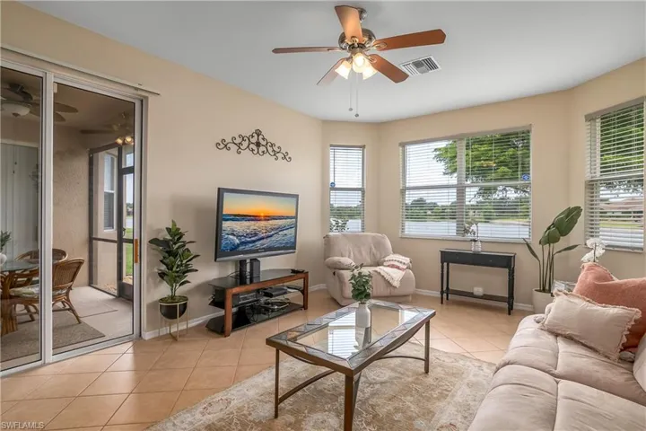 Family Room Overlooking Lake