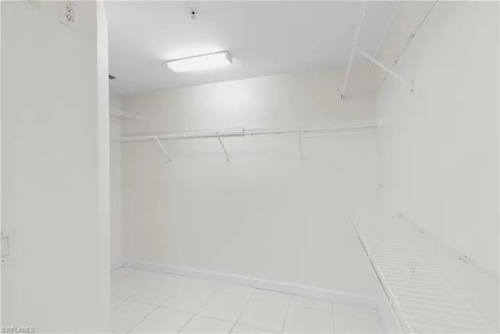 Huge primary suite walk-in closet