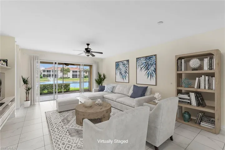 Virtually staged to show potential