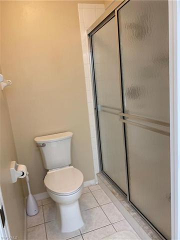 Primary bath with large walk-in shower.