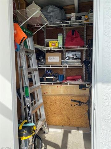 Outdoor storage room.