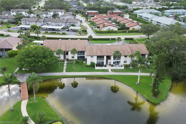 Bird's eye view of a large body of water