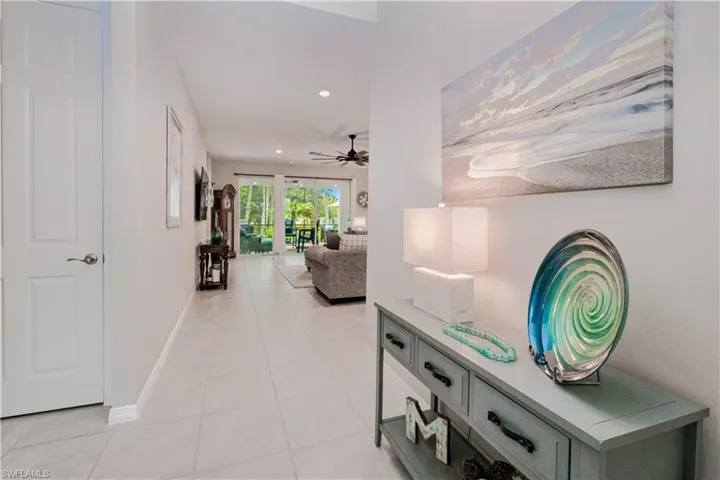 inviting foyer into open greatroom area