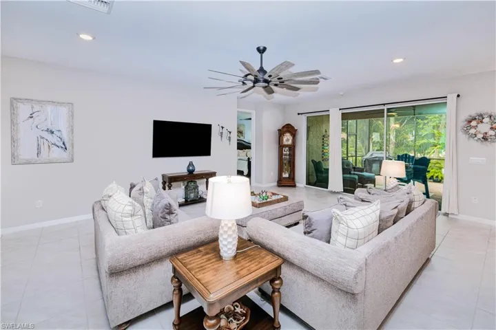 Relaxing living area