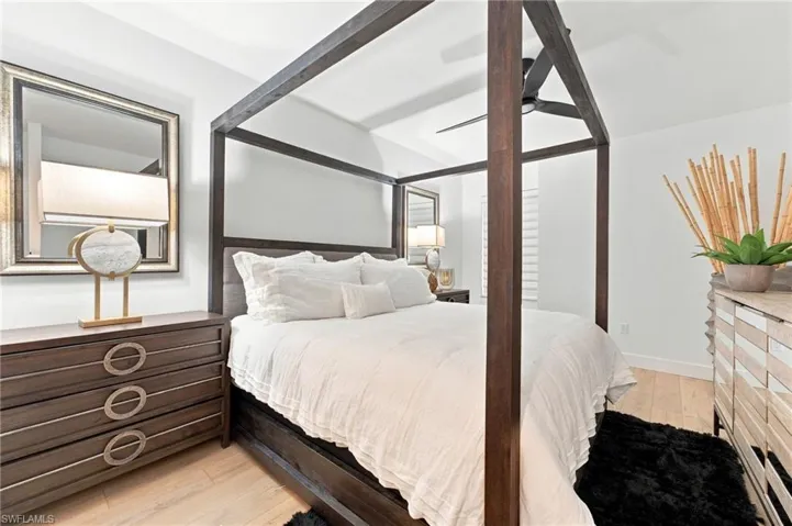 Light wood-finish flooring