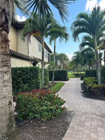 paver walkway to entrance