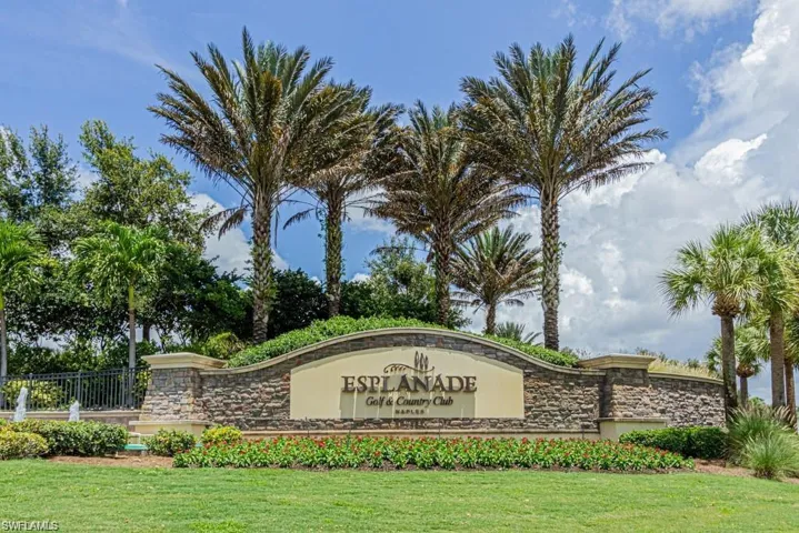 entrance to Esplanade for visitors & residents